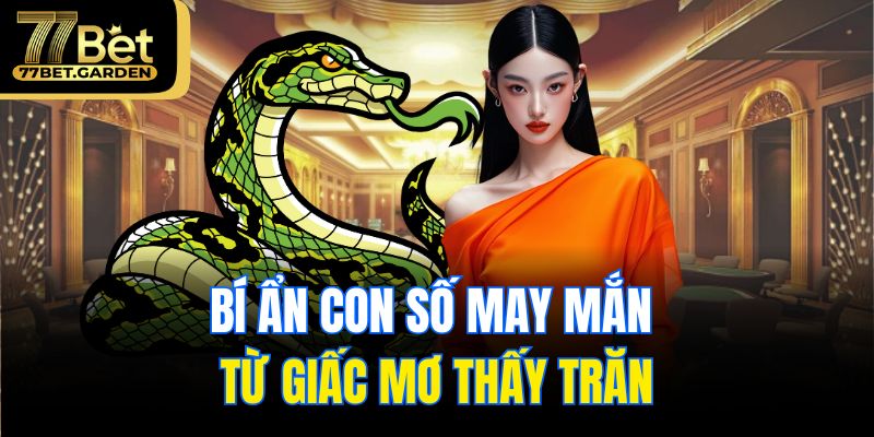 Bí ẩn con số may mắn từ giấc mơ thấy trăn