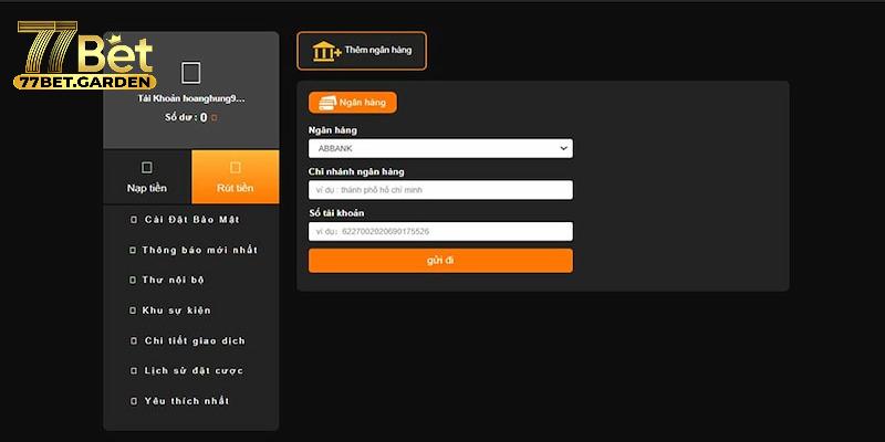Rút tiền tự động - Tính năng 77bet được cộng đồng tâm đắc nhất