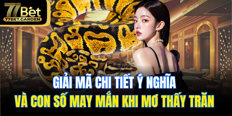 Giải mã ý nghĩa khi mơ thấy trăn theo từng bối cảnh