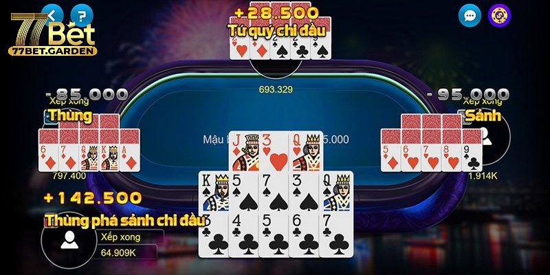 Lý do bạn nên chọn 77bet khi chơi mậu binh?